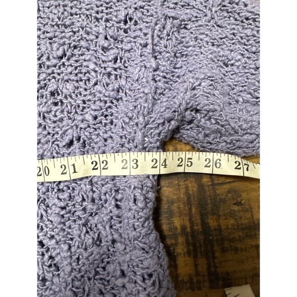 Free people small purple knitted long sleeve oversized - Picture 8 of 9